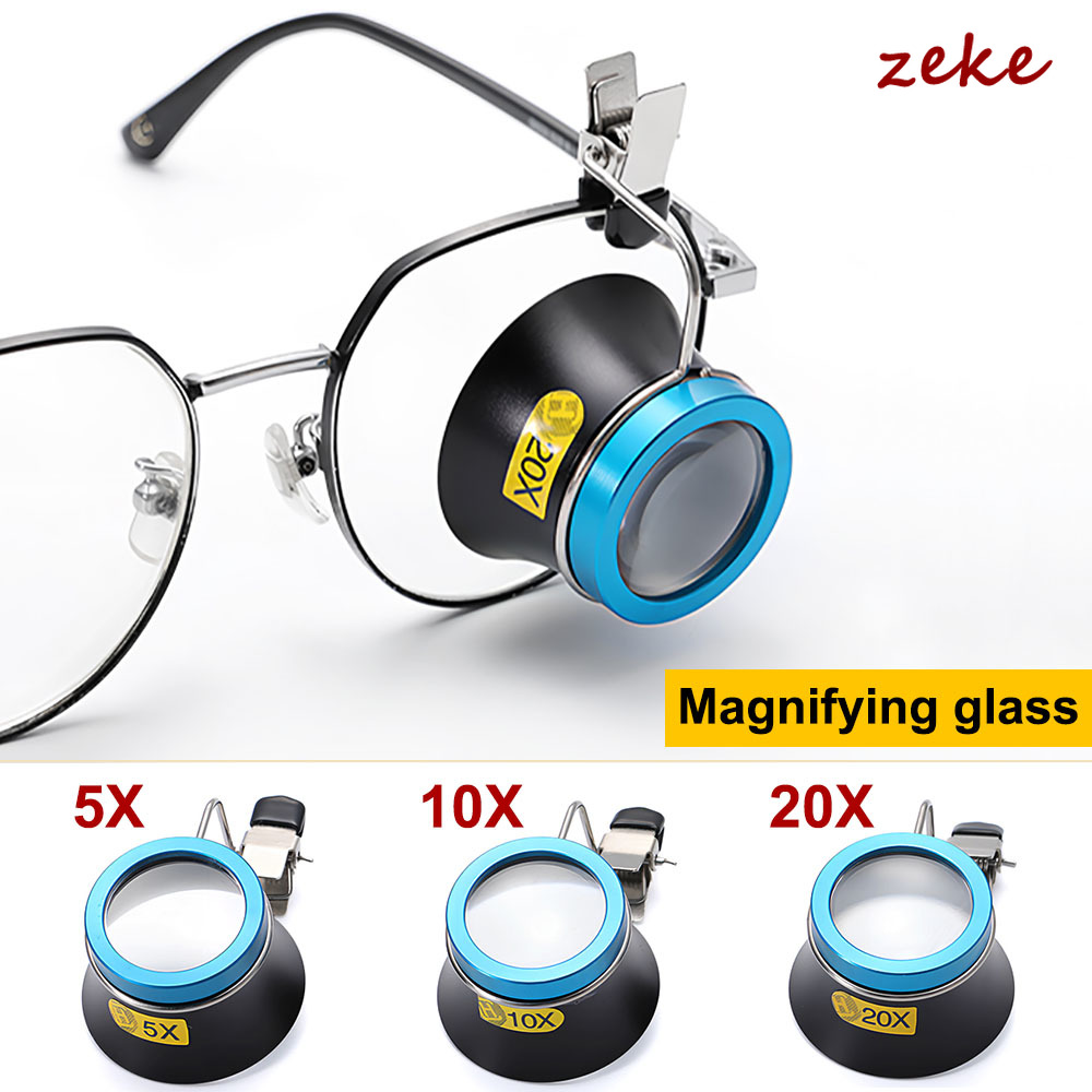 Eye Piece Magnifier - 20X 10X 5X лупа для очков,