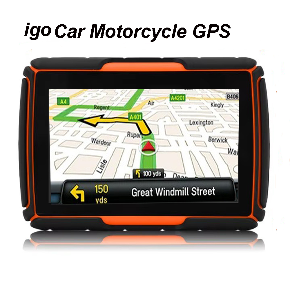 Photograph Mp3 - 2025 Мотоциклетная GPS-навигация IPX7 Водонепроницаемый FM-AVIN-Bluetooth