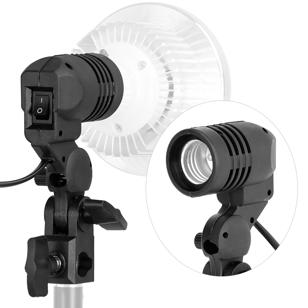 Photography Umbrella Lights - Держатель лампы с одной головкой E27,
