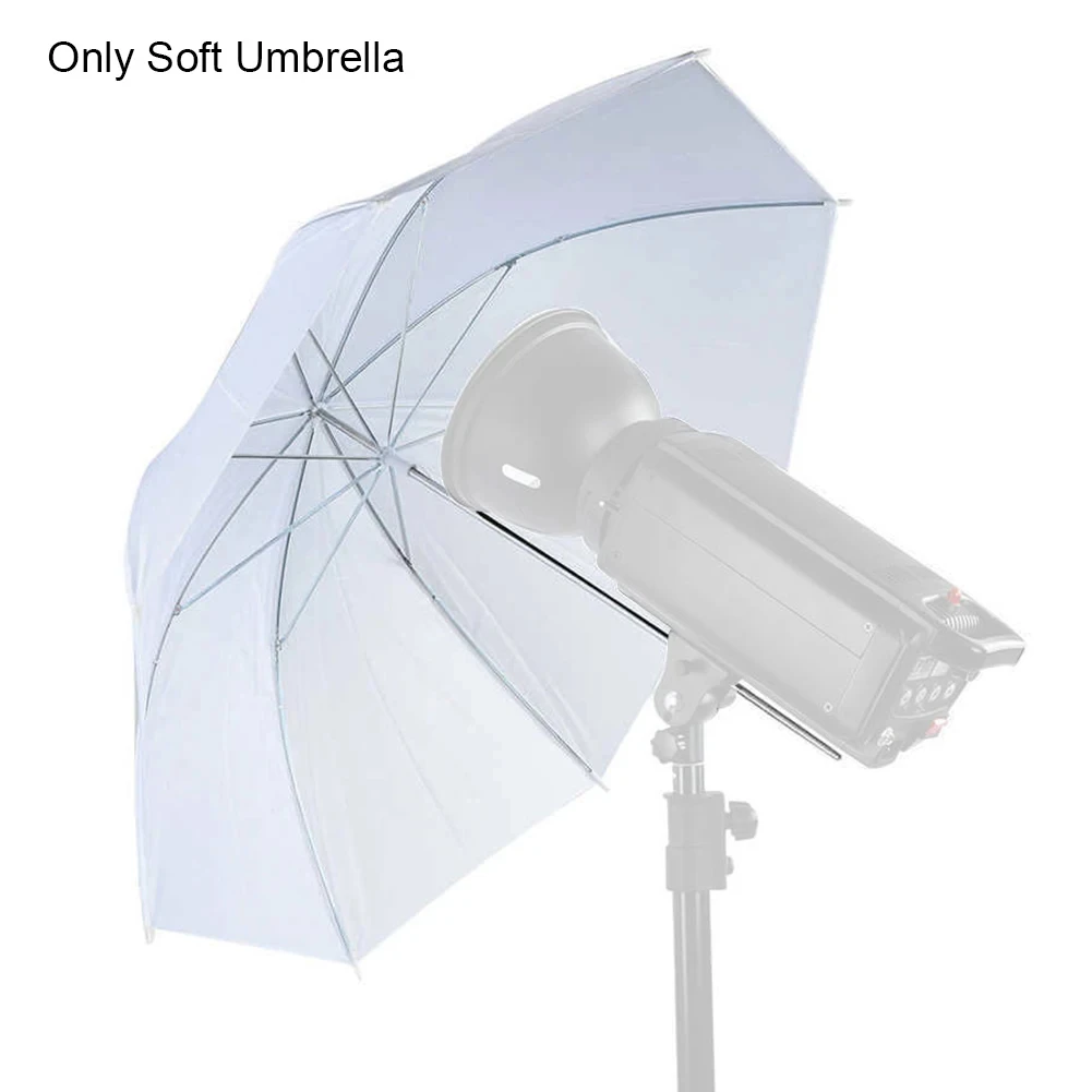 Photography Umbrella Lights - 20-дюймовый светильник для фотостудии, полупрозрачный белый