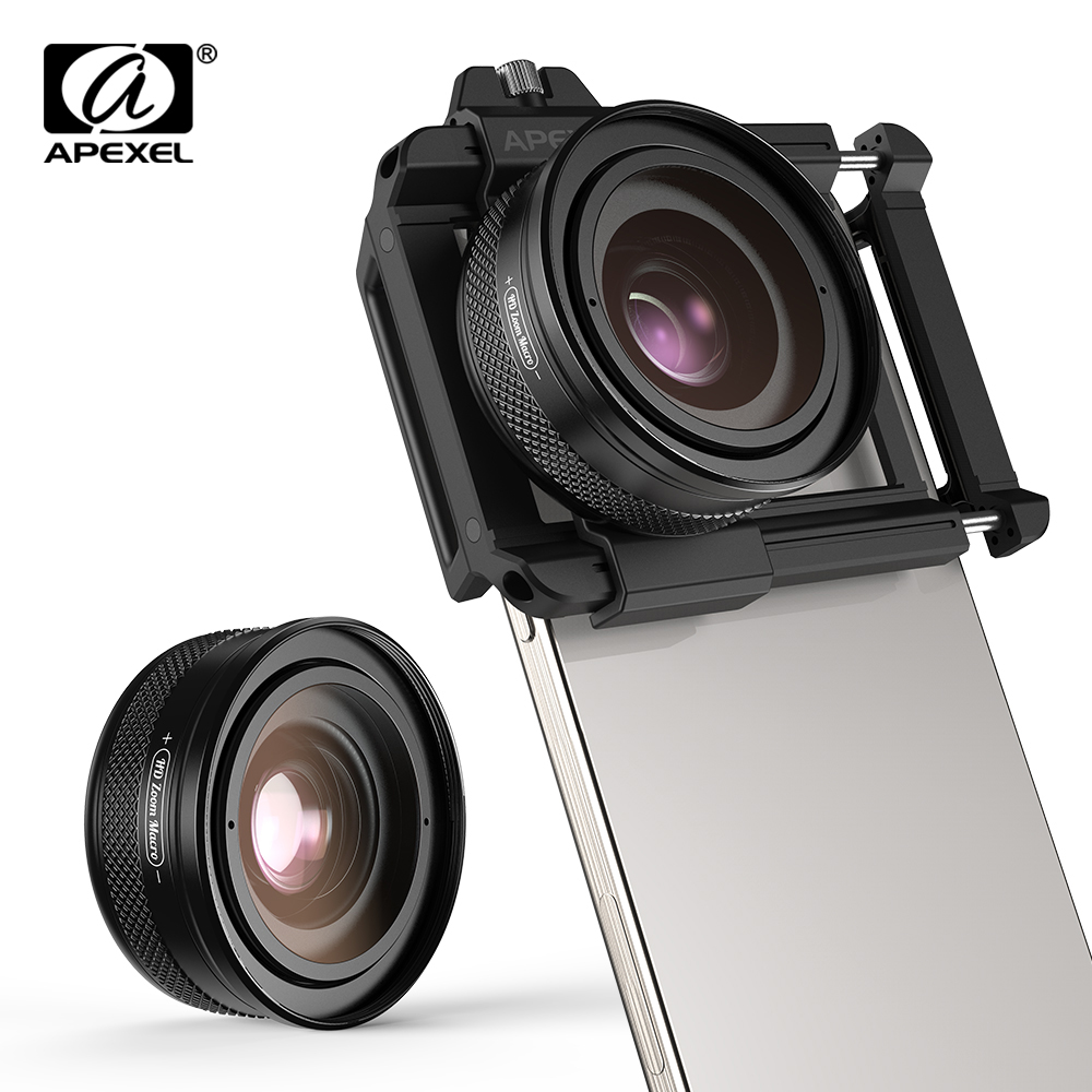 Photography Kit Vivo X200 Pro - Макрообъектив APEXEL 10-20X с зумом, HD-линзы