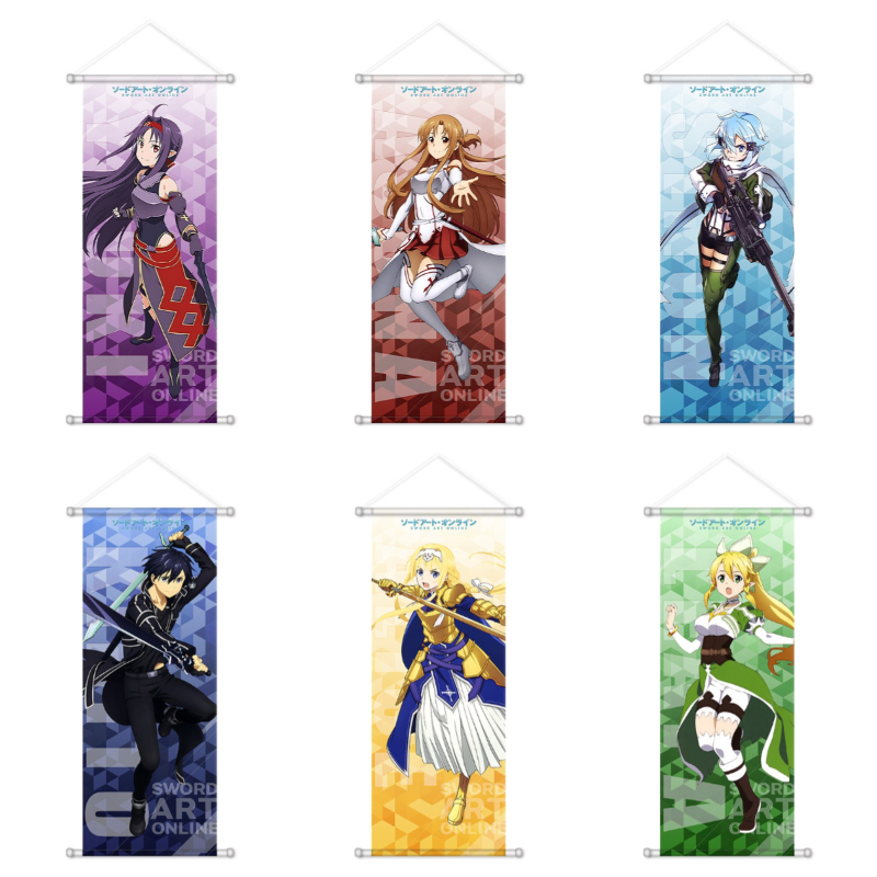 Photography Gallery - Аниме-постеры Sword Art Online: Асуна, Кирито,
