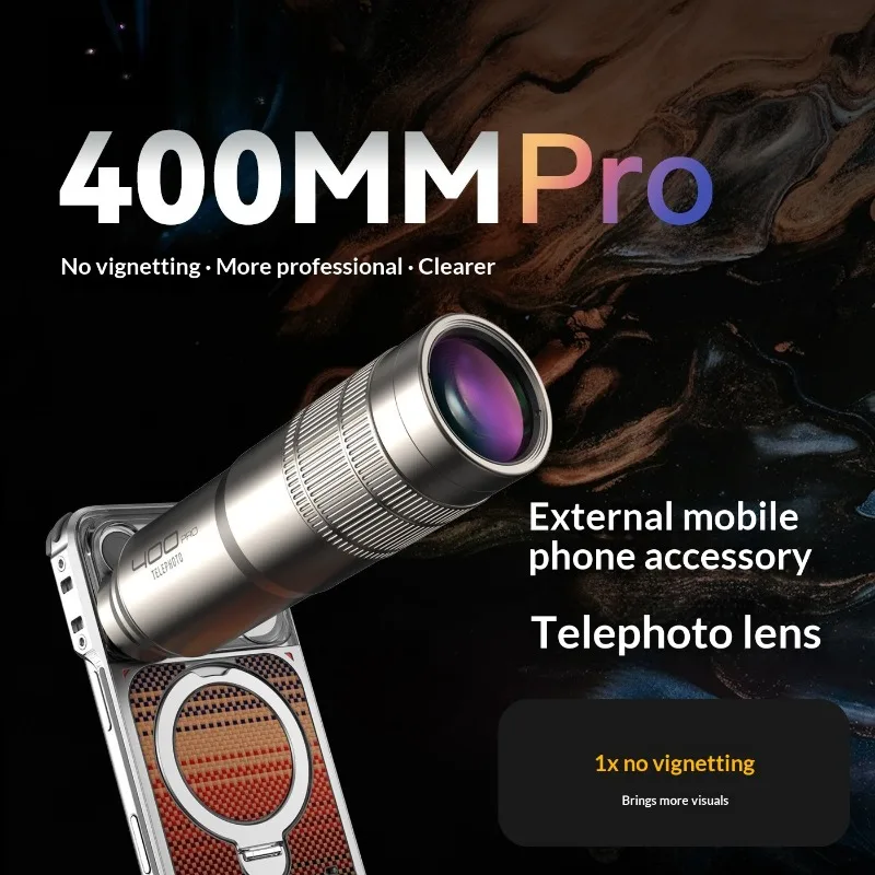 Photography Kit Vivo X200 Pro - Телеобъектив Fotorgear 400MM Pro для смартфона