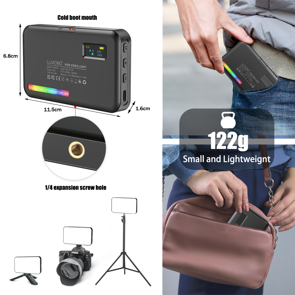 LUXCEO V10 PRO Видеосвет RGB П – обзор и цена Photography Umbrella Lights
