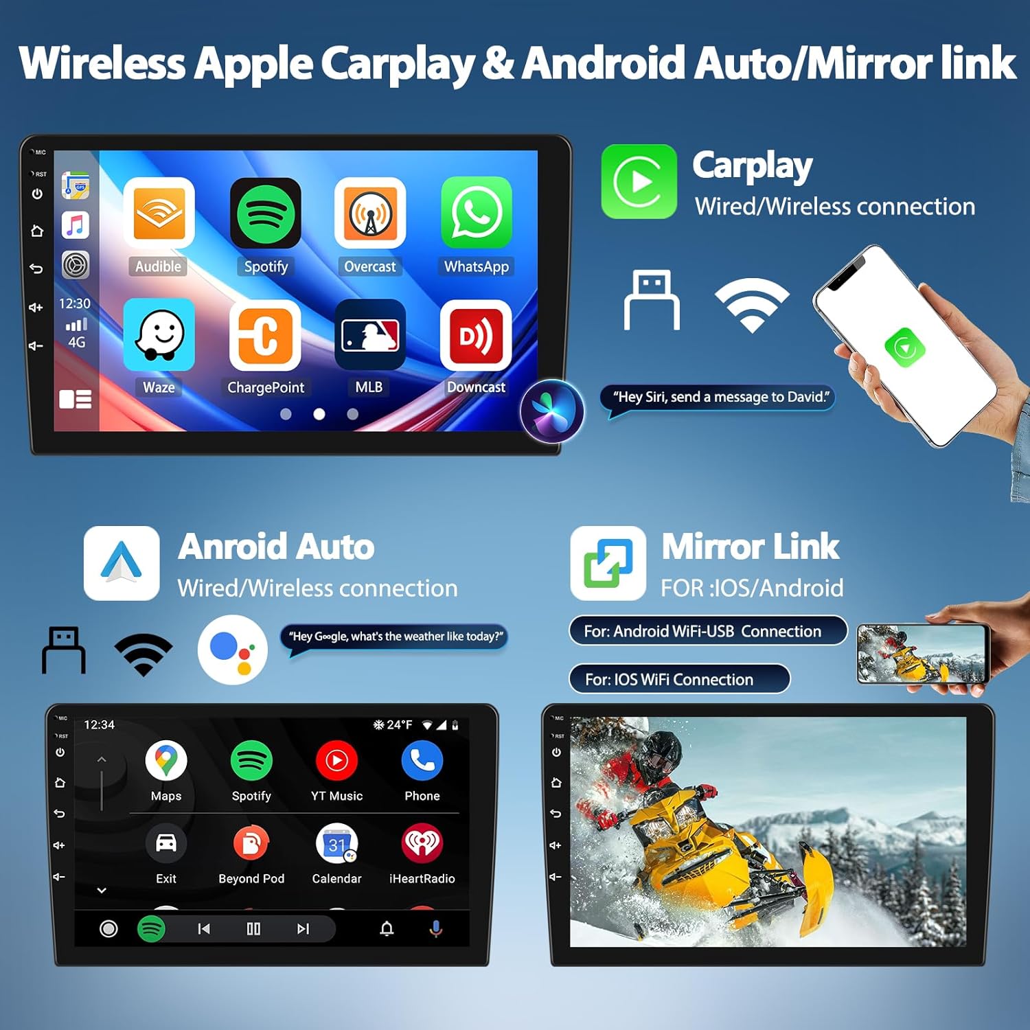 Автомагнитола Android 16 с Car – обзор и цена Photograph Mp3