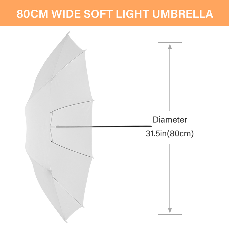 Прозрачный белый светорассеива – обзор и цена Photography Umbrella Lights