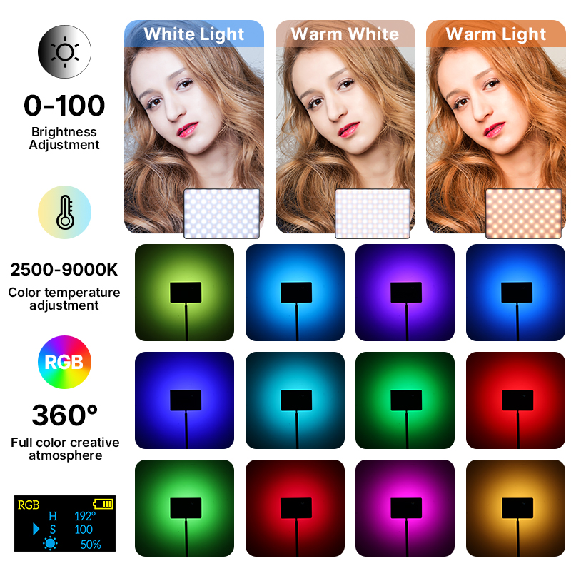 Ulanzi LT003 15W RGB Video Lig – обзор и цена Photography Umbrella Lights
