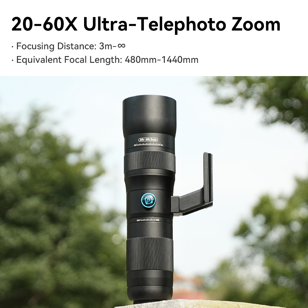APEXEL зум-объектив 20x-60x об – обзор и цена Photography Kit Vivo X200 Pro