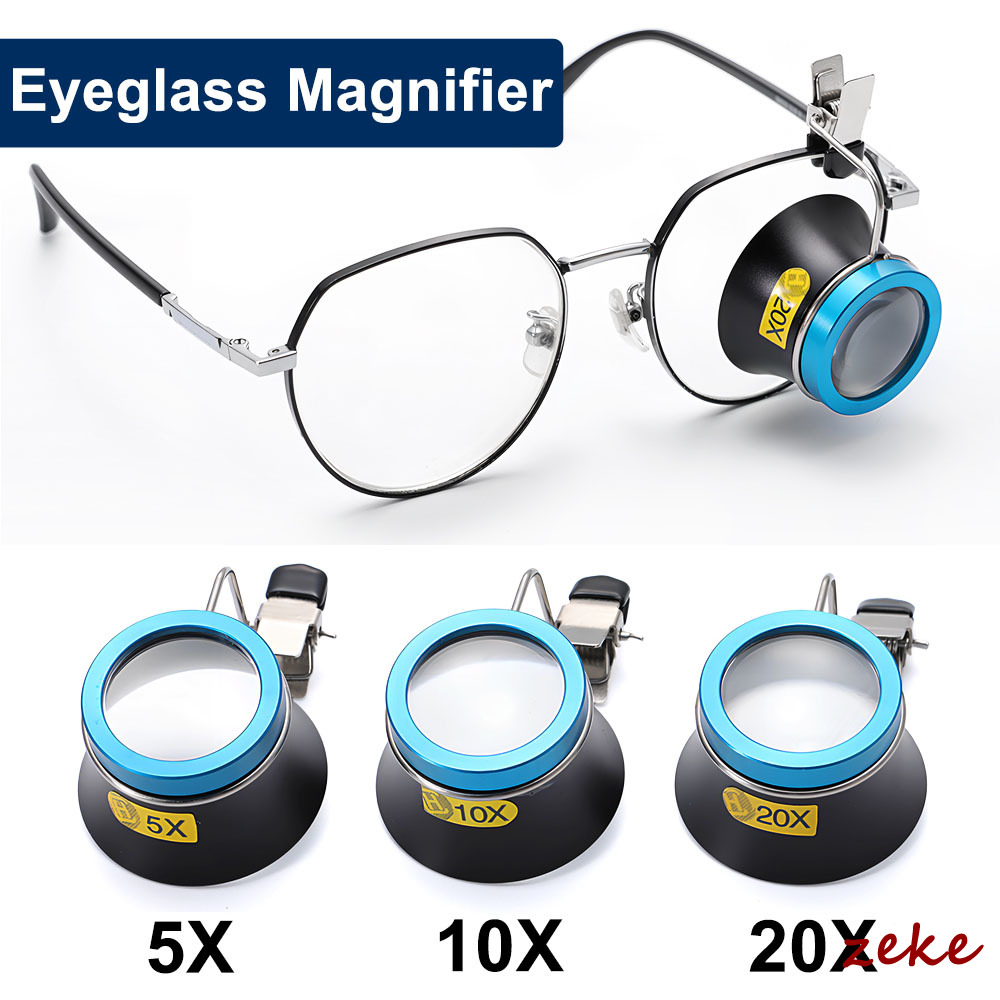 5X 10X 20X лупа для очков, луп – обзор и цена Eye Piece Magnifier