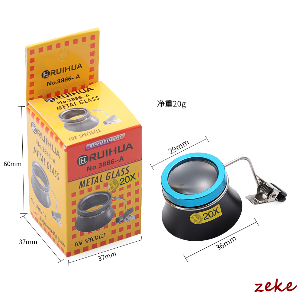 5X 10X 20X лупа для очков, луп – обзор и цена Eye Piece Magnifier