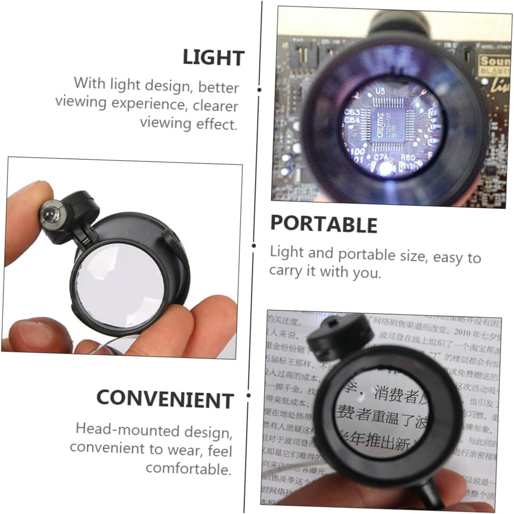Портативная лупа-очки 15X с LE – обзор и цена Eye Piece Magnifier